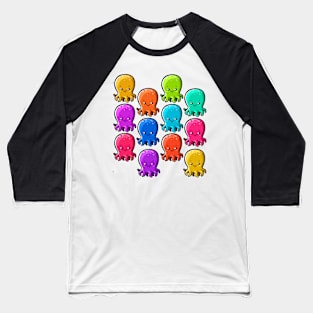 Kawaii Octipus Baseball T-Shirt